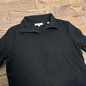 Vince women half zip sweater